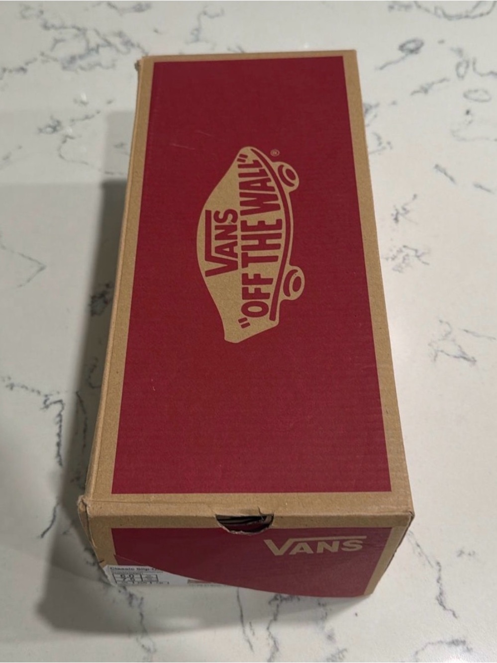 Vans Women’s Slip-On Checkerboard Sneakers - Rose/White - Picture 5 of 5
